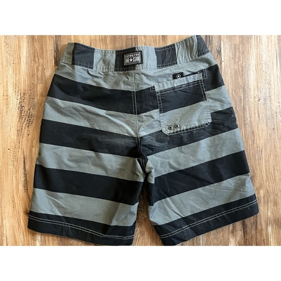 Converse One Star Striped Surf Board Shorts Mens Size 32 - Picture 3 of 6